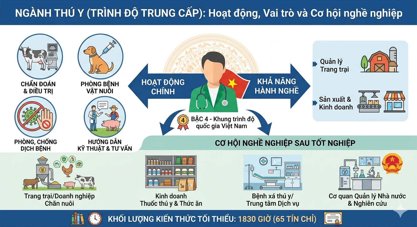 Lớp Trung cấp thú y 65